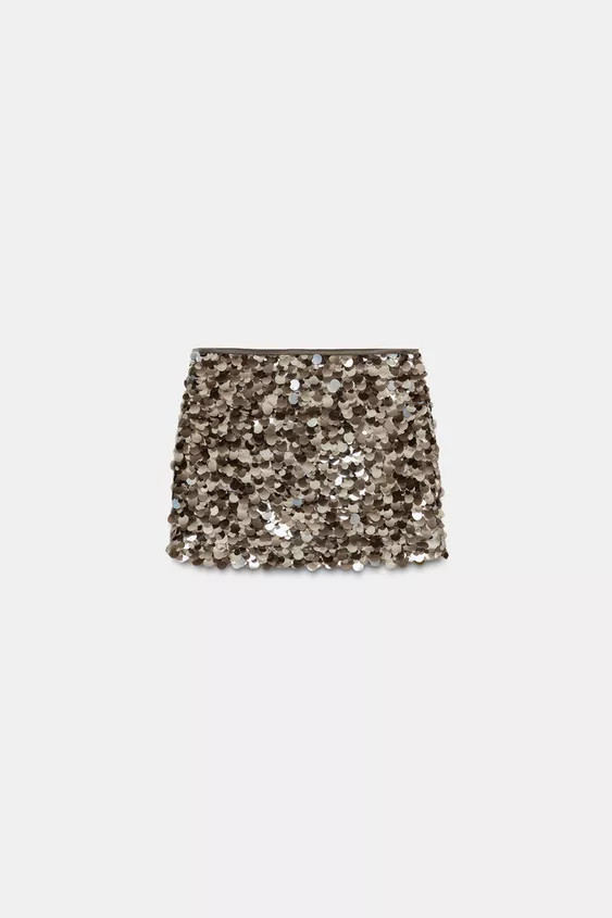 SEQUINNED MINISKIRT | Zara UK