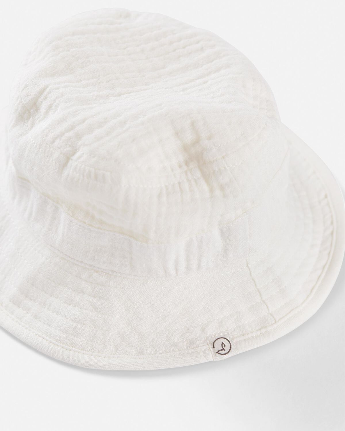 Light Cream Toddler Organic Cotton Gauze Hat | carters.com | Carter's
