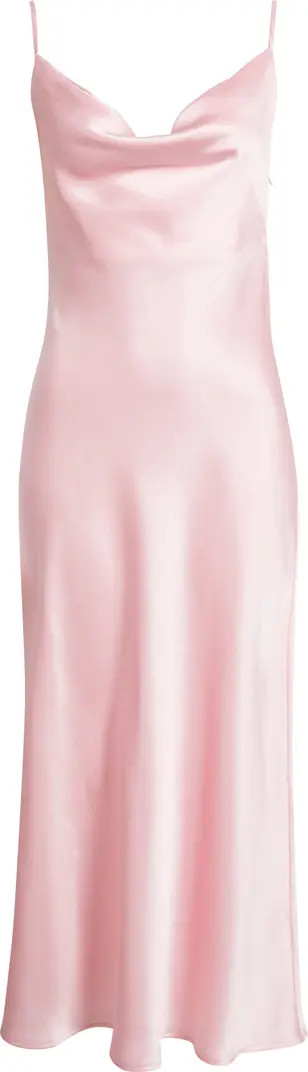 Pandora Flower Satin Cocktail Dress | Nordstrom
