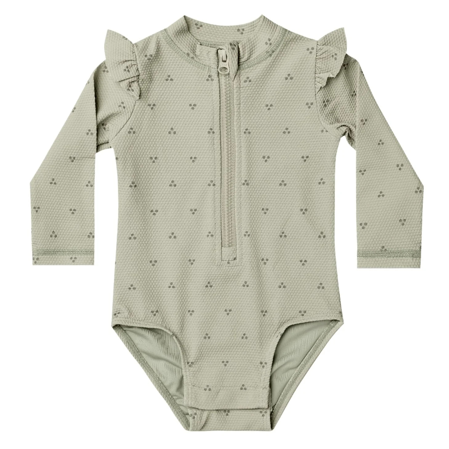 Byron Rashguard One-Piece Swimsuit, Dotty | SpearmintLOVE