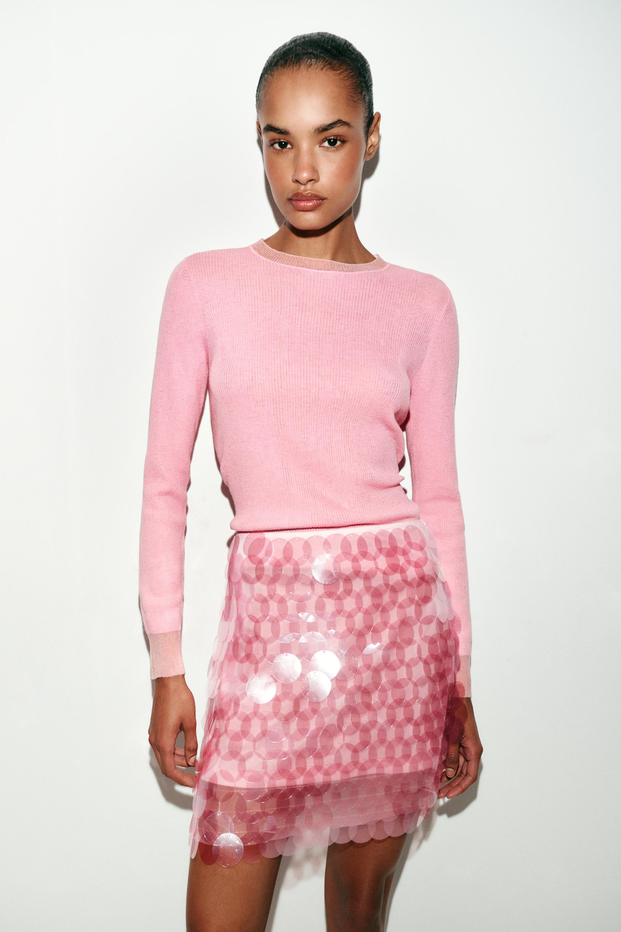 SEQUIN MINI SKIRT | Zara US