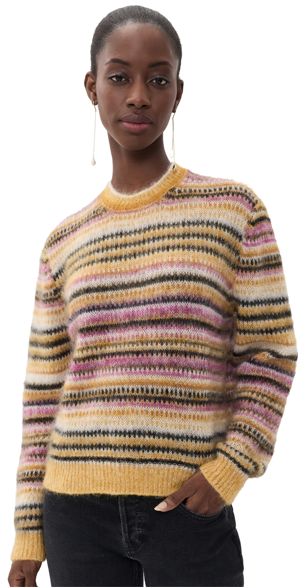 Isabel Marant Étoile Morine Mohair Sweater Mustard 36 | Shopbop