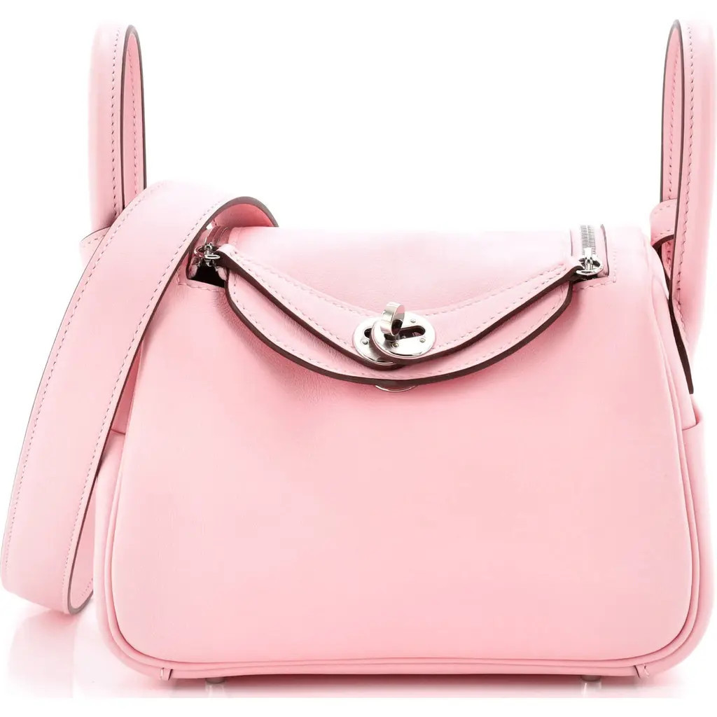 Pre-Owned Hermes Lindy Bag Swift Mini in Rose Sakura at Nordstrom, Size X-Small | Nordstrom