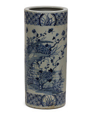 9x20 Porcelain Dynasty Floral Birds Umbrella Stand Vase | Home | Marshalls | Marshalls
