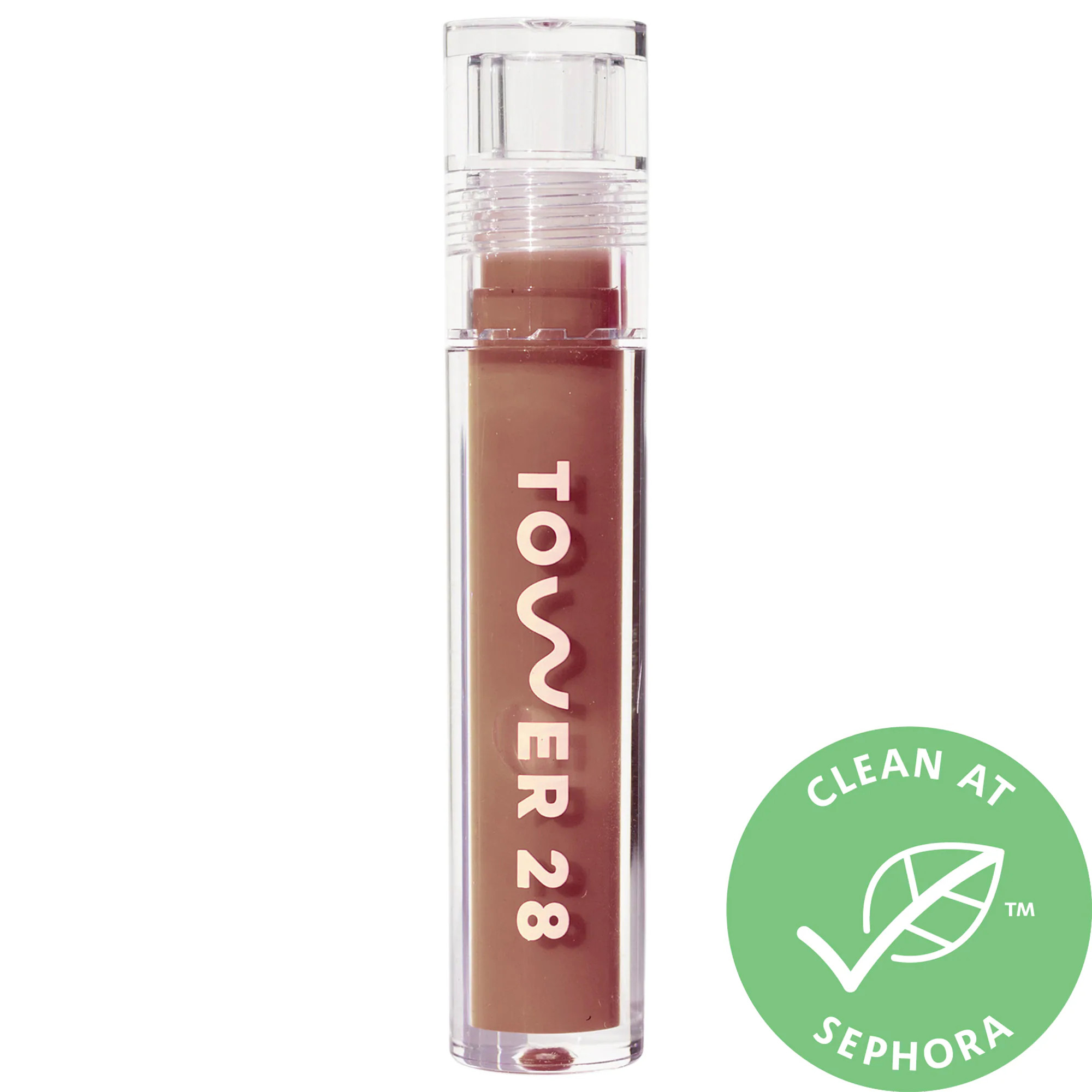 Tower 28 Beauty ShineOn Lip Jelly Non-Sticky Gloss Almond 0.13 oz/ 3.9 mL | Sephora (US)