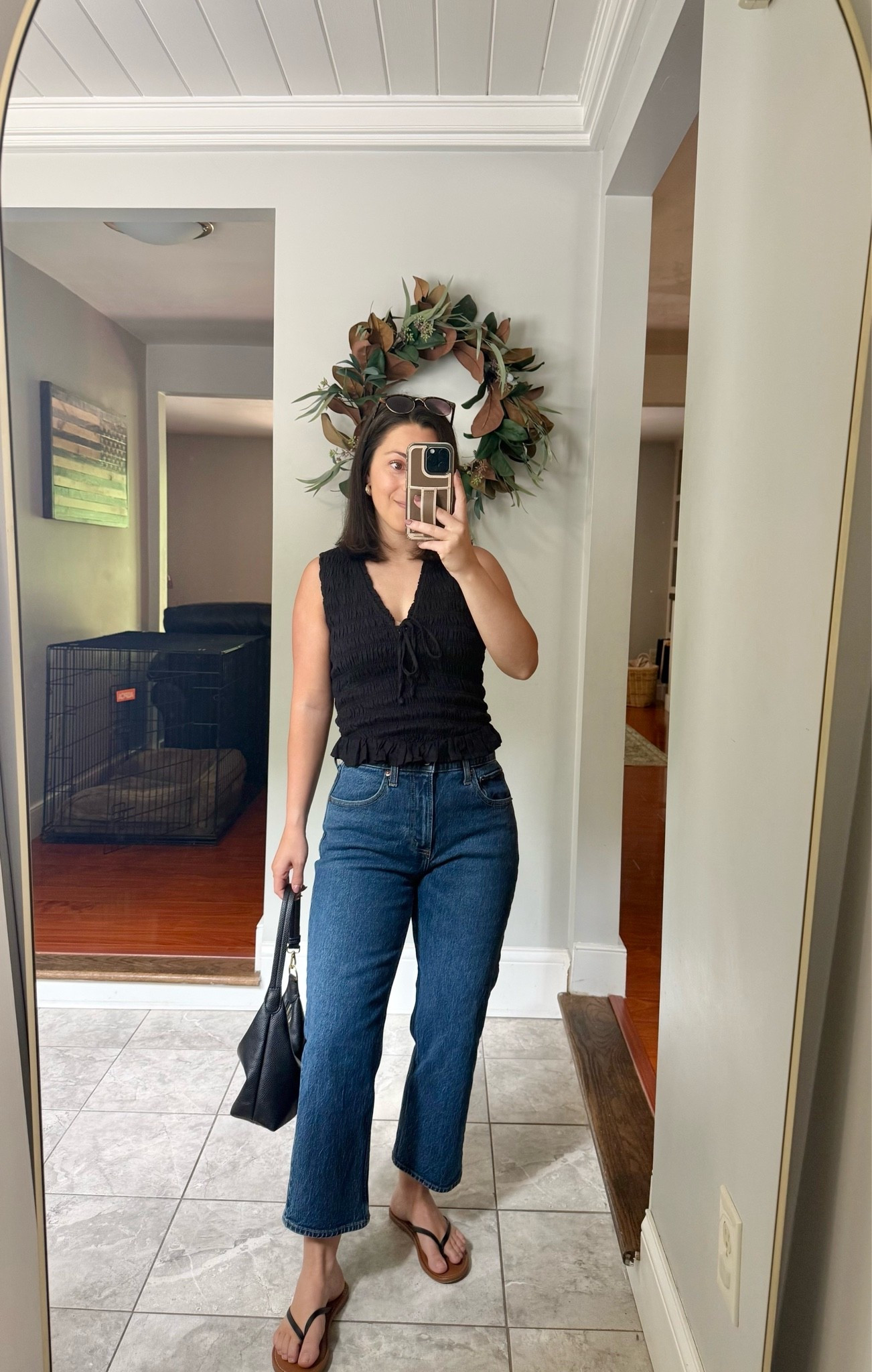 Casual spring/summer outfit! Wearing size xs top, 26 short cropped jeans. For reference I am: 5ft, 118lbs. 

Petite outfits
Petite jeans
Mom outfits
Summer outfits
Spring outfits
Smocked top
Neutral outfits 

@abercrombie 
#abercrombiepartner

#LTKPetite #LTKxAbercrombie #LTKSeasonal