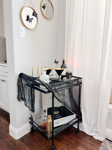 Festive Halloween bar cart 

#LTKfindsunder50 #LTKsalealert #LTKHalloween