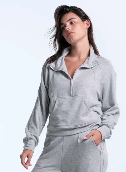 Lucky in Love Lucky Break Long Sleeve in Heather Grey at Nordstrom, Size X-Large | Nordstrom