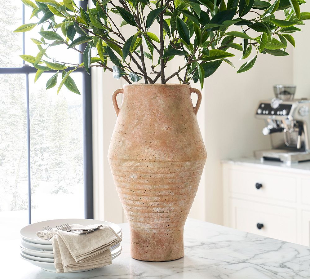 Solis Terracotta Vase | Pottery Barn (US)
