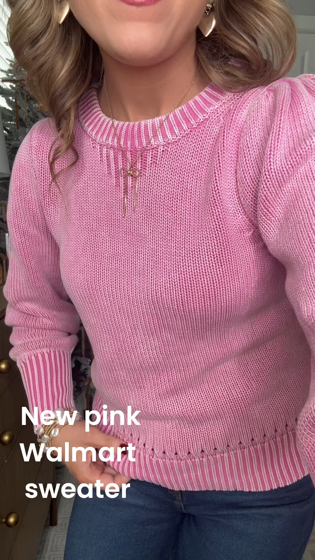 This new Walmart pink sweater is giving all the cute, feminine vibes 💗
Soft, flattering, and so easy to style — the perfect everyday Walmart outfit you’ll reach for again and again.

I love the textured knit, subtle puff sleeve detail, and lightweight feel that works beautifully for school drop-off, errands, casual workdays, or a relaxed weekend look. Paired here with classic Walmart jeans and cozy slip-on sneakers for an effortless, polished outfit.

✨ Affordable Walmart fashion
✨ Soft + comfy fit
✨ Easy to dress up or down
✨ Perfect pop of pink

Everything is linked in LTK so you can shop this full head-to-toe Walmart look and all my favorite budget-friendly fashion finds 🛒

#walmartfashion #walmartfinds #walmartstyle #walmartoutfit #pinksweater #affordablefashion #budgetfriendlystyle #everydaywear #casualchic #momstyle #ltkfinds #ltkstyle