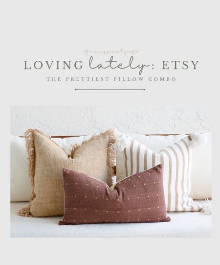 The prettiest pillow set! Love this for on a bed or neutral sofa for summer.

#LTKunder50 #LTKstyletip #LTKhome