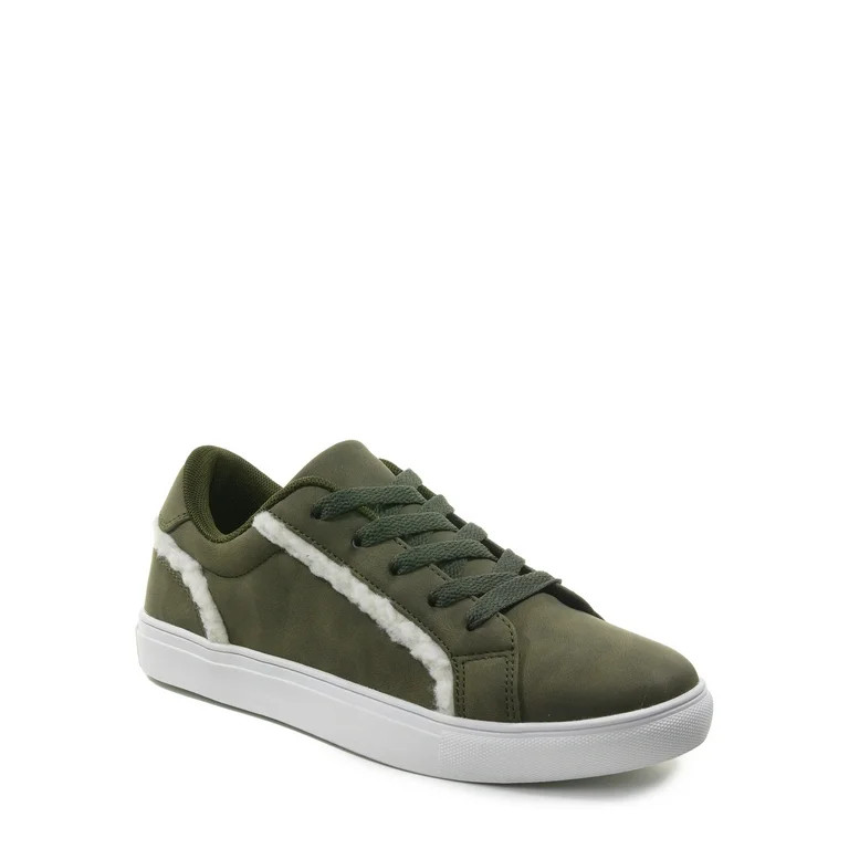 C. Wonder Women's Emmy Sherpa Trim Court Sneaker - Walmart.com | Walmart (US)