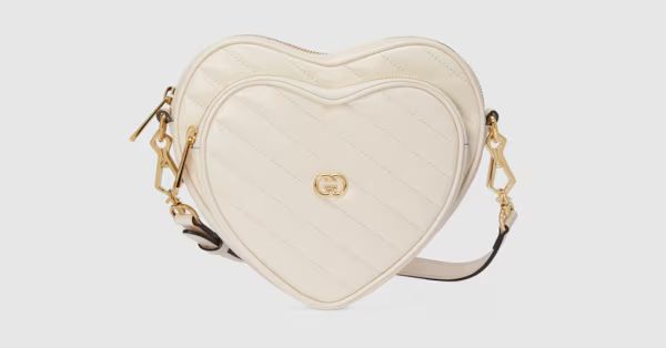 Interlocking G mini heart shoulder bag | Gucci (US)