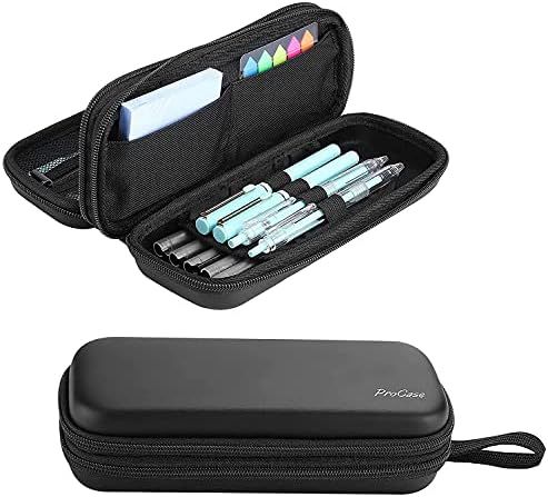 ProCase Pen Pencil Case, 2-Layer EVA Zipper Pencil Box Pouch Large Capacity Stationery Storage Or... | Amazon (US)