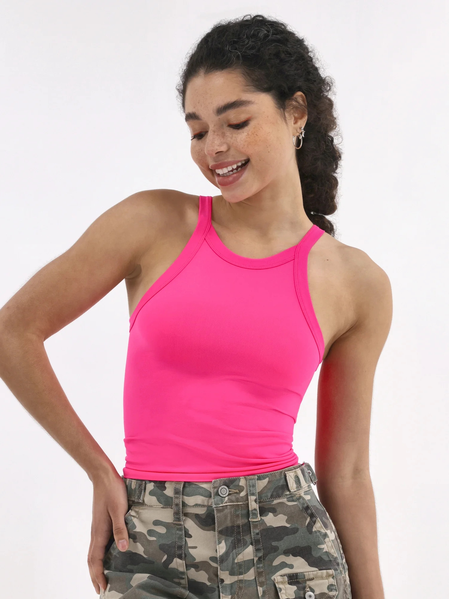 No Boundaries Seamless Tank Top, Women's | Walmart (US)