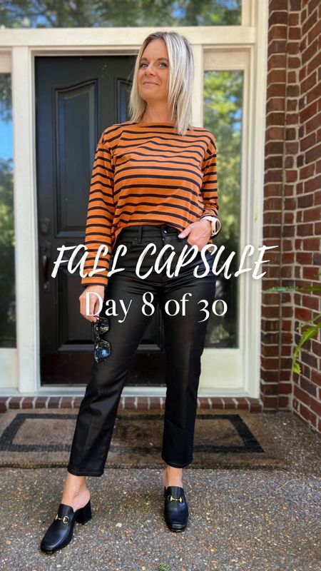 🍂FALL CAPSULE STYLED LOOKS 

Day 8!  How to wear coated jeans!  

We love a good long sleeve tee, and this one definitely falls into that category.  The fabric is high quality, and the colors are so vibrant.

#LTKSeasonal #LTKunder100 #LTKshoecrush