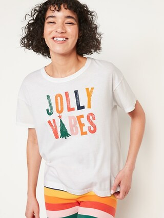 Matching Holiday Graphic T-Shirt for Women | Old Navy (US)