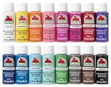 Apple Barrel, Vibrant Spectrum Collection Acrylic Craft Paint, PROMOABIII, 2 fl oz each, 16 assor... | Amazon (US)
