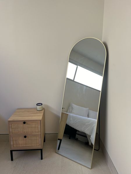 Wayfair standing mirror with gold frame for your bedroom #LTKxWayDay 

#LTKhome #LTKsalealert