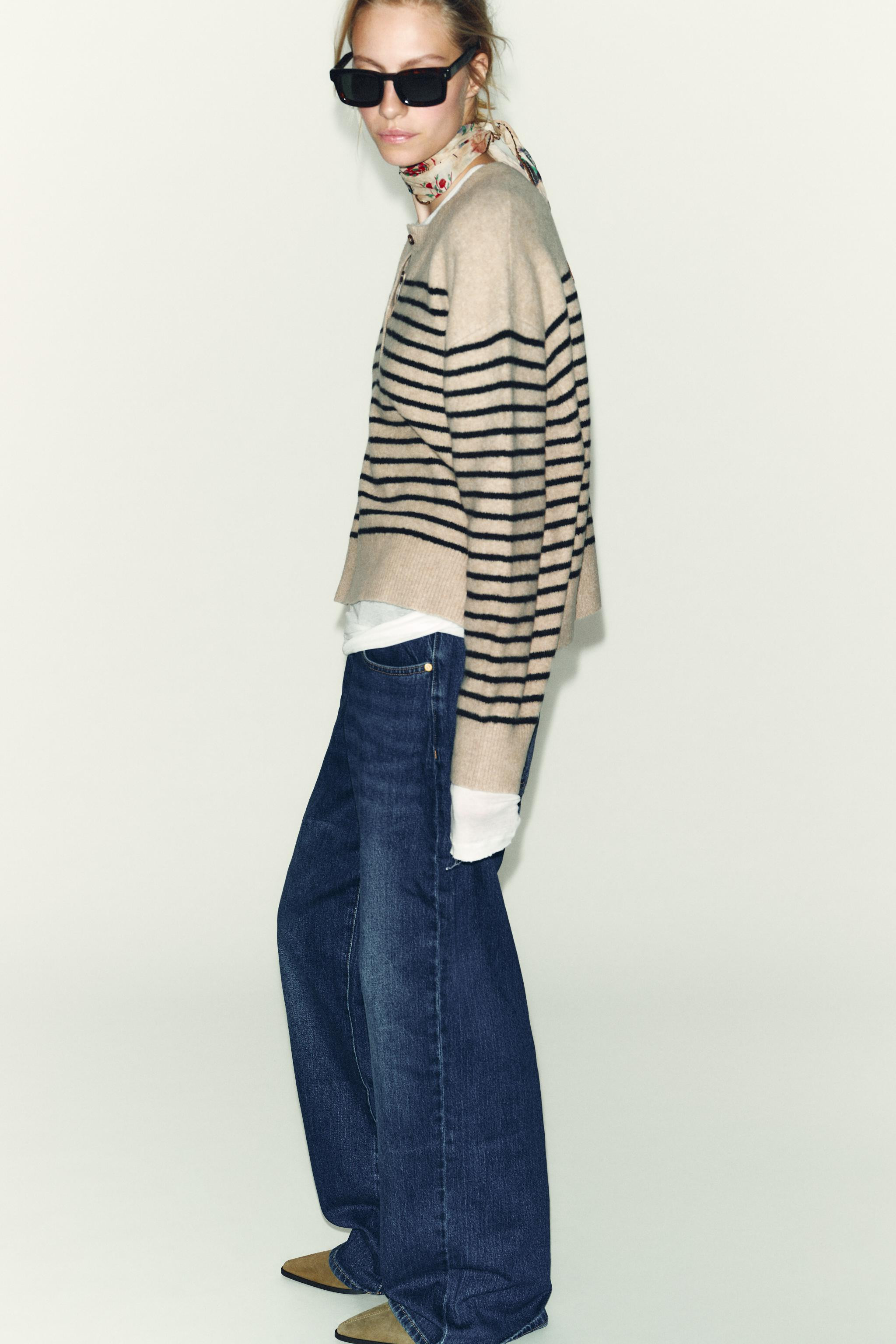 STRIPED KNIT SWEATER | Zara US