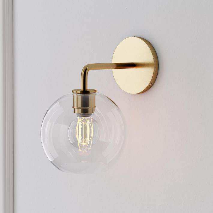Sculptural Globe Sconce | West Elm (US)