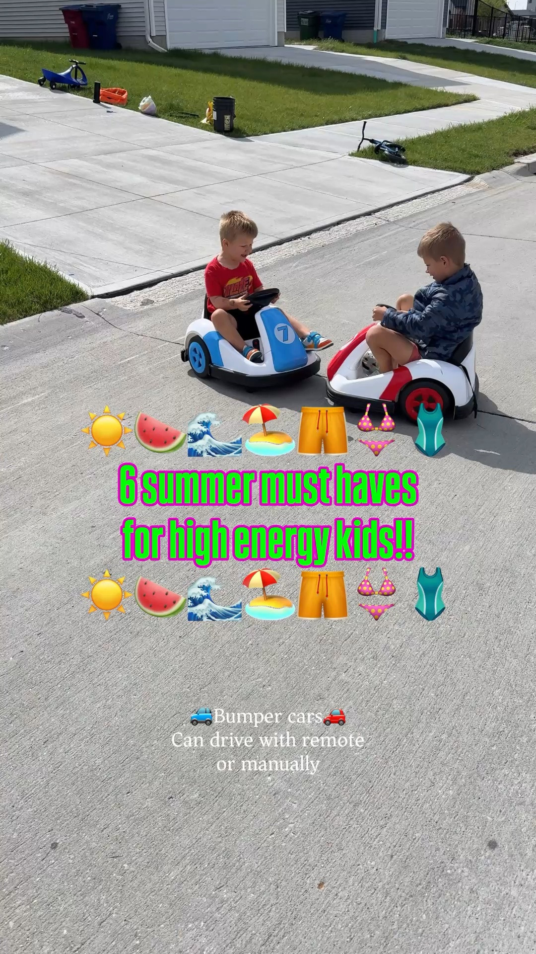 Summer must haves for high energy kiddos!!!

Follow me for more boy / mom chaos & shenanigans & send this to someone else who might relate🙃🫶🏻 

Parenting humor, boy mom struggles,  relatable mom content, mom of boys chaos, life with toddlers, raising wild boys

#boymom #BoyMomLife #LifeWithBoys ##BoyMomChaos MomHumor FratHouseVibes  RaisingBoys BoyMomChronicles RelatableMomLife MomLifeUnfiltered parentinghumor parentingcomedy

boymom momofboys funnymotherhood momtok boymomthings raisingwildboys toddlerthings

#LTKdayinmylife #LTKmomlife