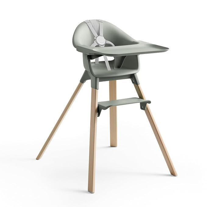 Stokke Clikk High Chair, Includes Tray + Harness, Glacier Green | Amazon (US)