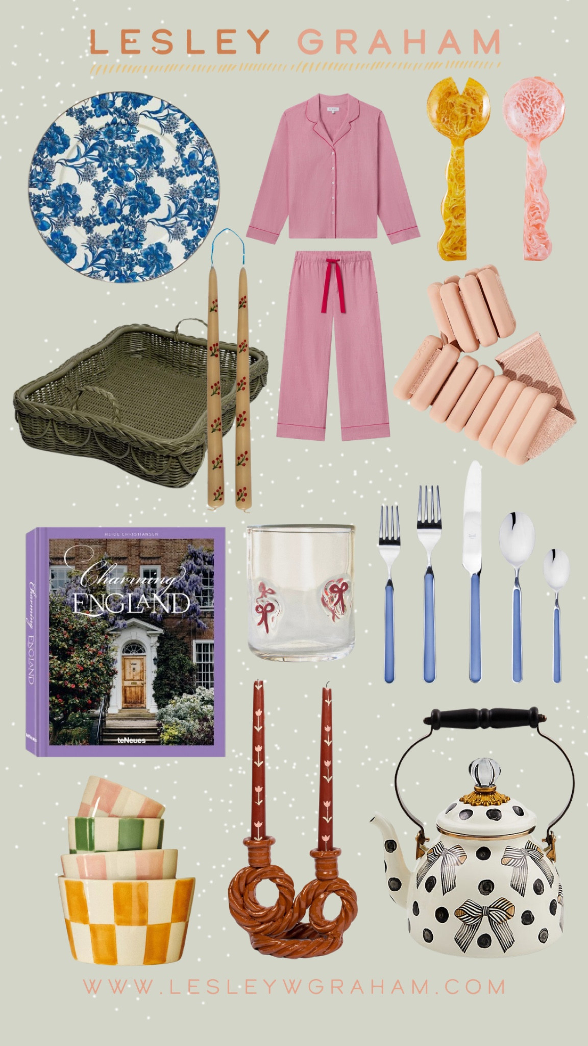 Gifts for the cozy homebody! English cottage decor women’s pajamas beautiful taper candles teapots books table settings

#LTKOver40 #LTKHoliday #LTKGiftGuide