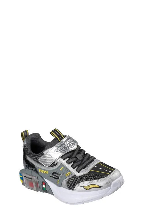 SKECHERS Kids' Garage Sneaker in Slbk-Silve at Nordstrom, Size 3 M | Nordstrom