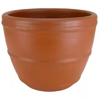 PR Imports 14 in. x 10 in. x 14 in. TerraCotta Clay Ornate Vase SVBBC - The Home Depot | The Home Depot