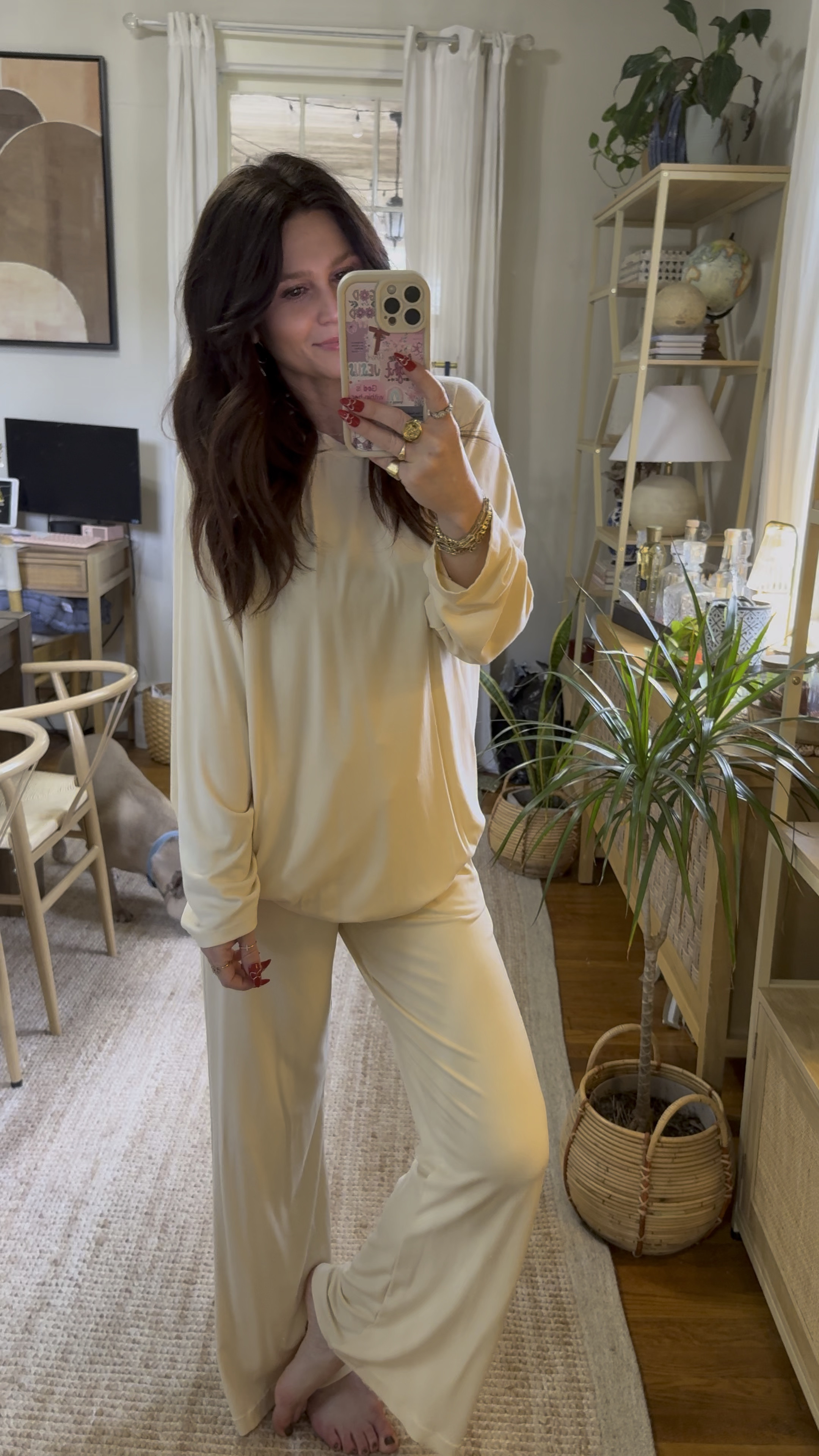 Amazon loungewear. Casual style. Pjs pajamas mom style. Travel look. Affordable fashion 

#LTKTravel #LTKOver40 #LTKFindsUnder50