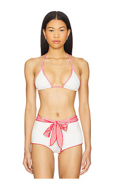 x Bella Hadid Paradise Terry Rib Bikini Top
                    
                    Frankies Bik... | Revolve Clothing (Global)
