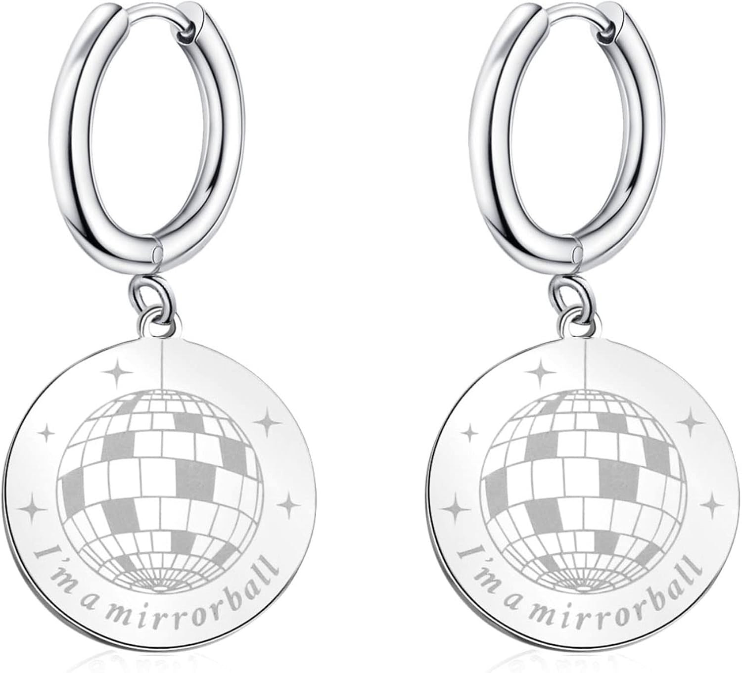 Mirrorball Swift Earrings Taylor singer Merch, Swift Mirrorball swift Art, Mirrorball Taylor Version | Amazon (US)
