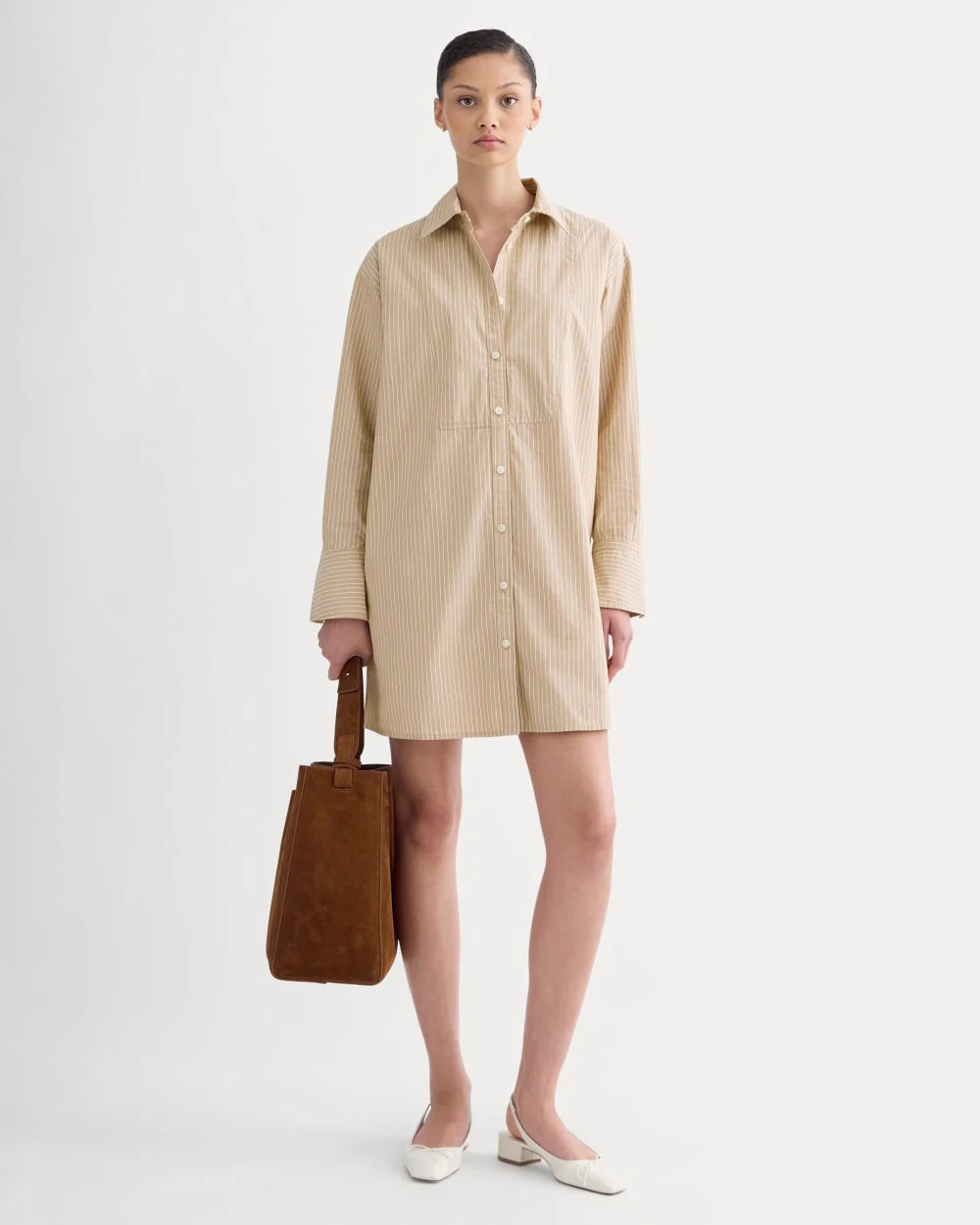 The Mini Shirtdress in Ultrasoft Cotton | Everlane