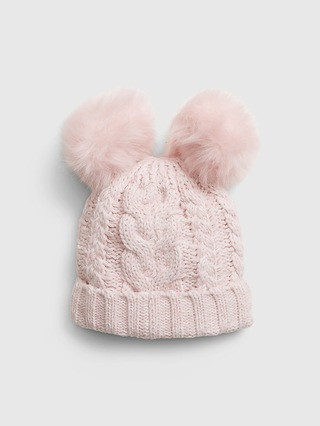 Toddler Pom-Pom Cable-Knit Hat | Gap (US)