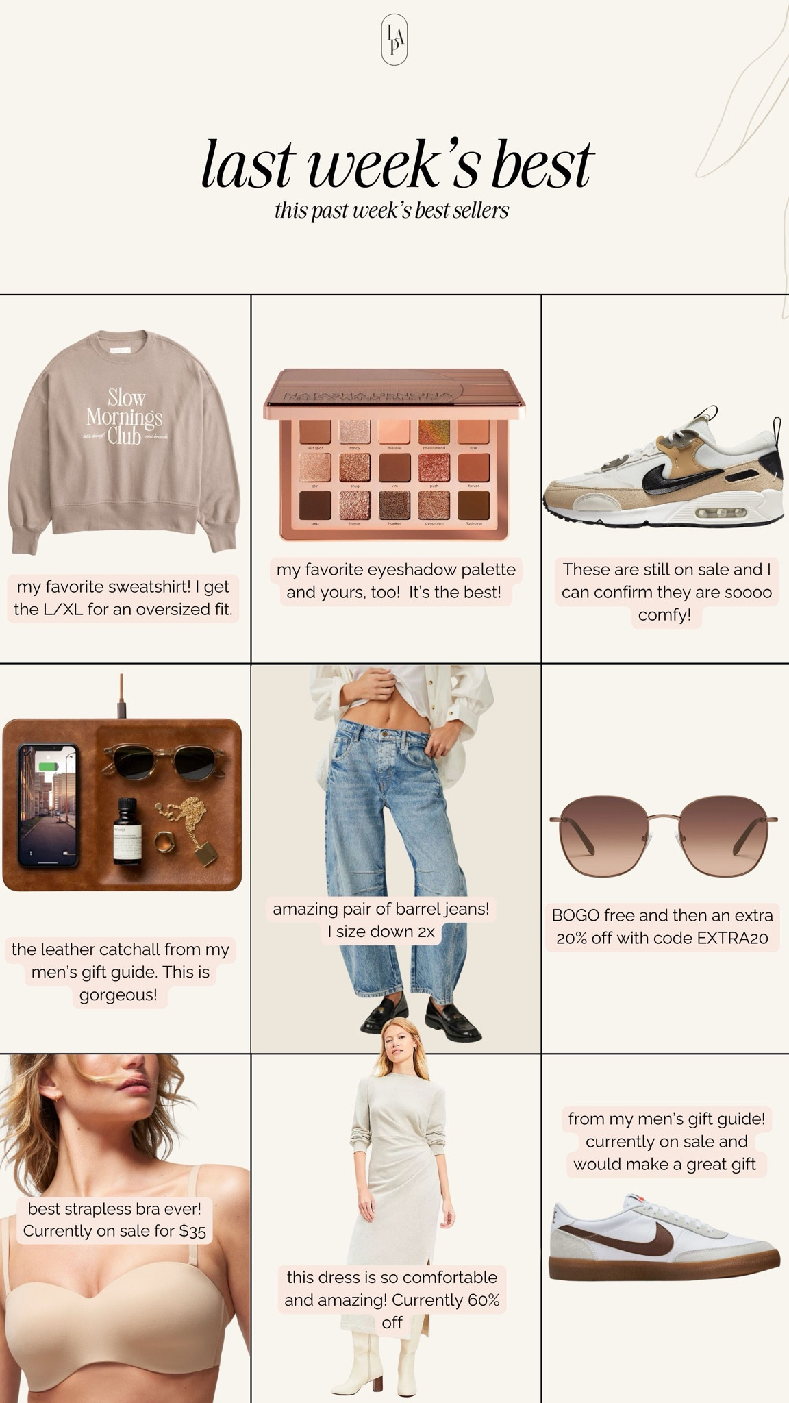 Last week’s best sellers! 