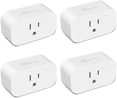 Alexa Smart Plug 4 Pack, TREATLIFE 7 Day Heavy Duty Programmable Timer, Works with Alexa and Goog... | Amazon (US)