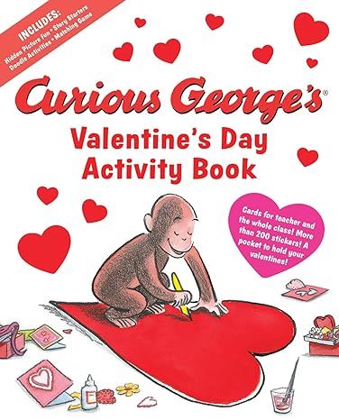 Curious George's Valentine's Day Activity Book     Paperback – December 17, 2019 | Amazon (US)