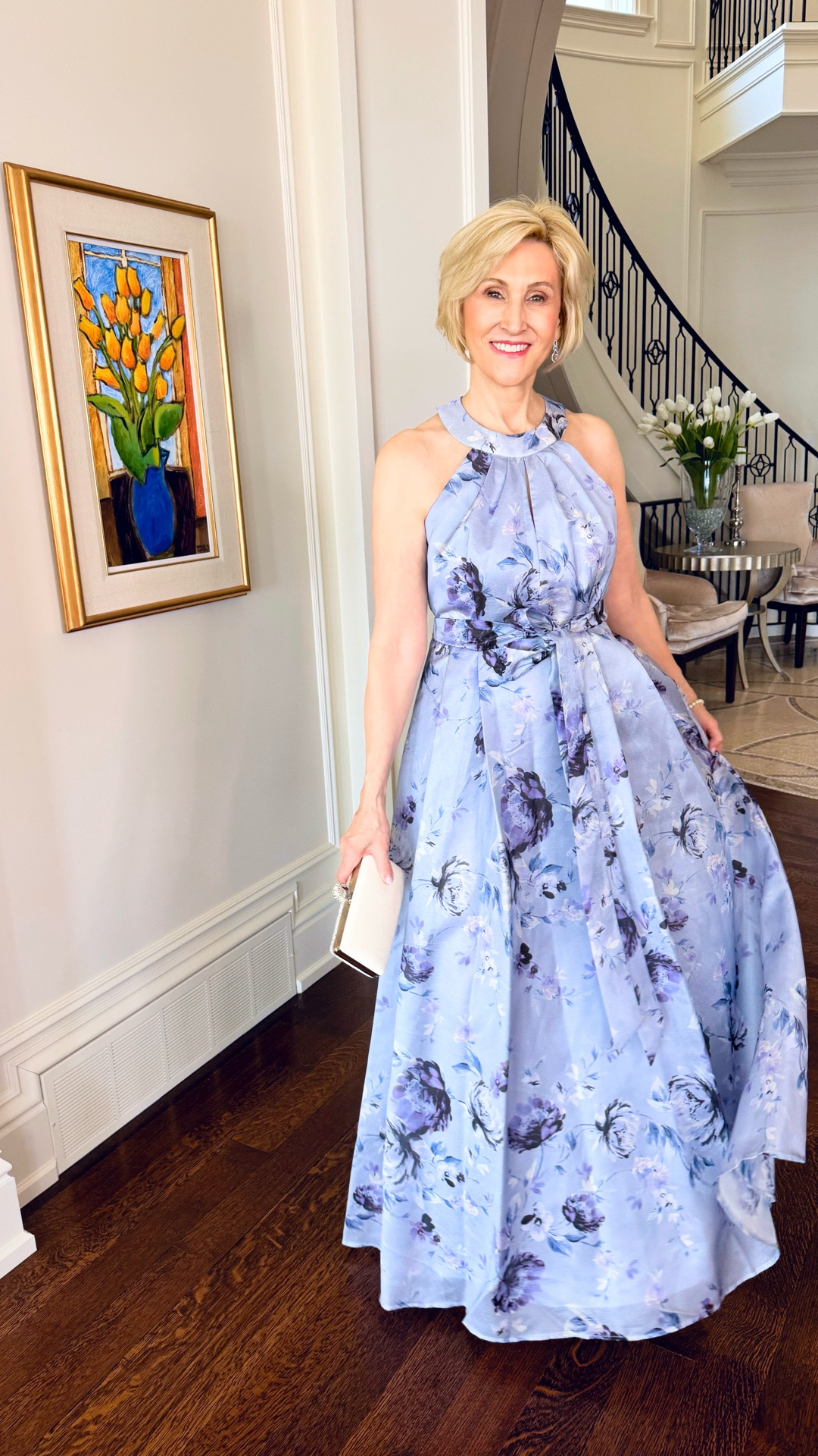 Romance in every detail 🩵✨ This dreamy Alex Evenings floral gown is made for twirling under wedding lights, celebrating love, and feeling absolutely elegant from the first toast to the last dance. The soft blue tones and flowing silhouette make it the perfect choice for a night to remember.

Use my code Fabulousafter40 for 15% off and make your next special occasion even more fabulous! ✨ #WeddingGuestStyle #AlexEvenings #EffortlessElegance #FabulousAfter40

#LTKSeasonal #LTKOver40 #LTKWedding