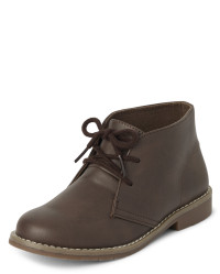 Boys Lace Up Boots - brown | The Children's Place