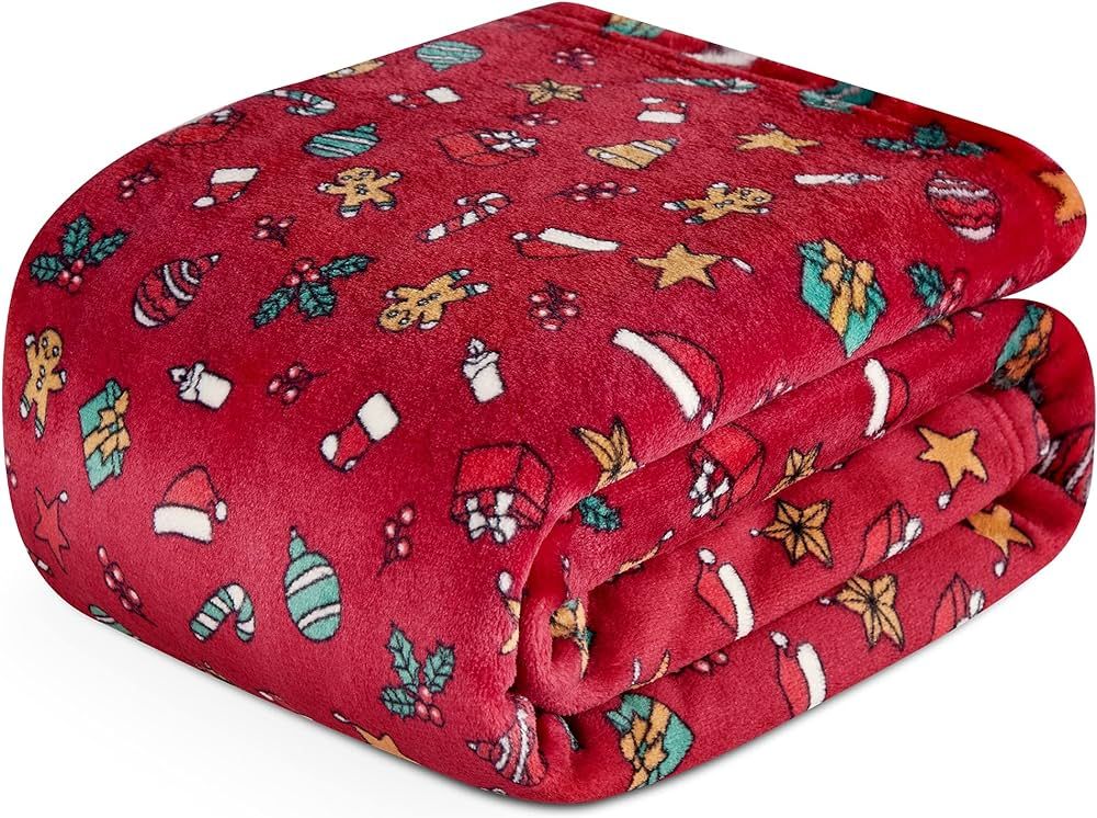 DaysU Plush Flannel Baby Blanket Super-Soft Lightweight, Printed Fleece Baby Blanket for Unisex, ... | Amazon (US)