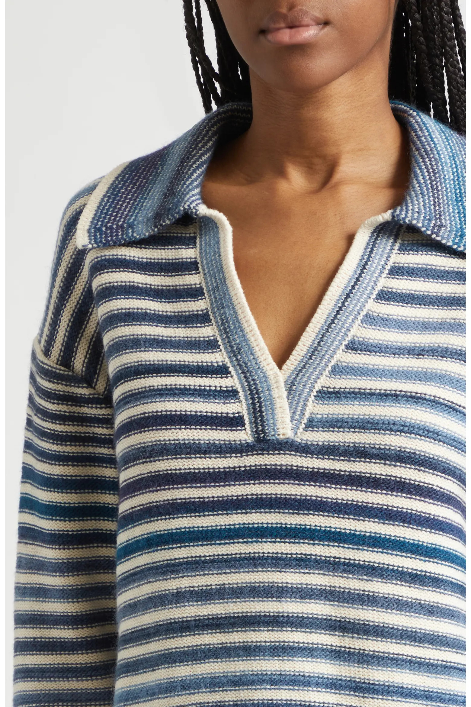 Koko Stripe Cotton & Wool Blend Sweater (Women) | Nordstrom | Nordstrom