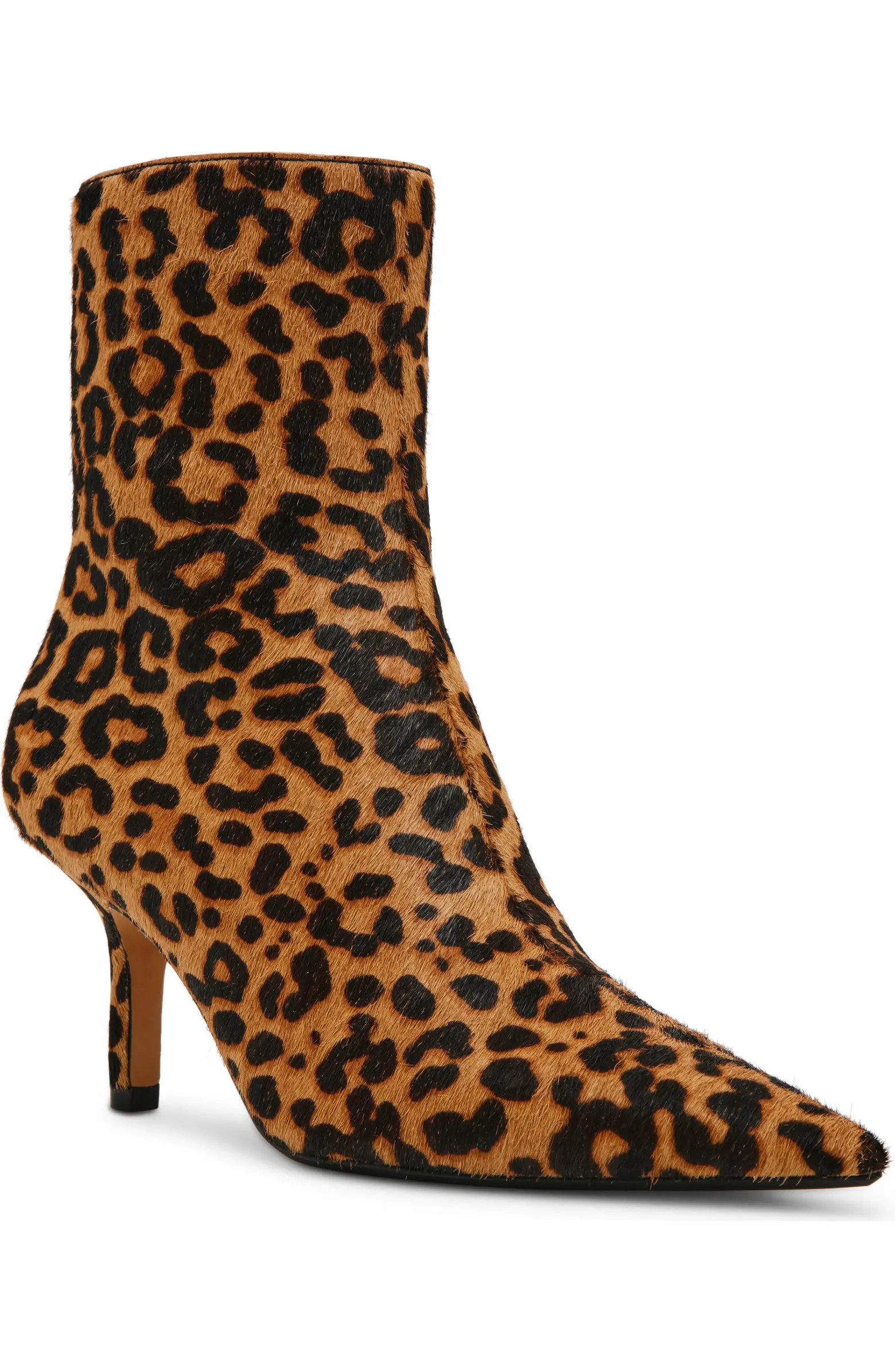 Steve Madden Alston Pointed Toe Genuine Calf Hair Bootie (Women) | Nordstrom | Nordstrom