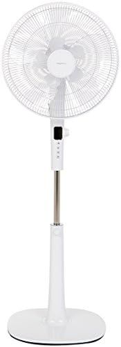 Amazon Basics Oscillating Dual Blade Standing Pedestal Fan with Remote - Quiet DC Motor, 16-Inch | Amazon (US)