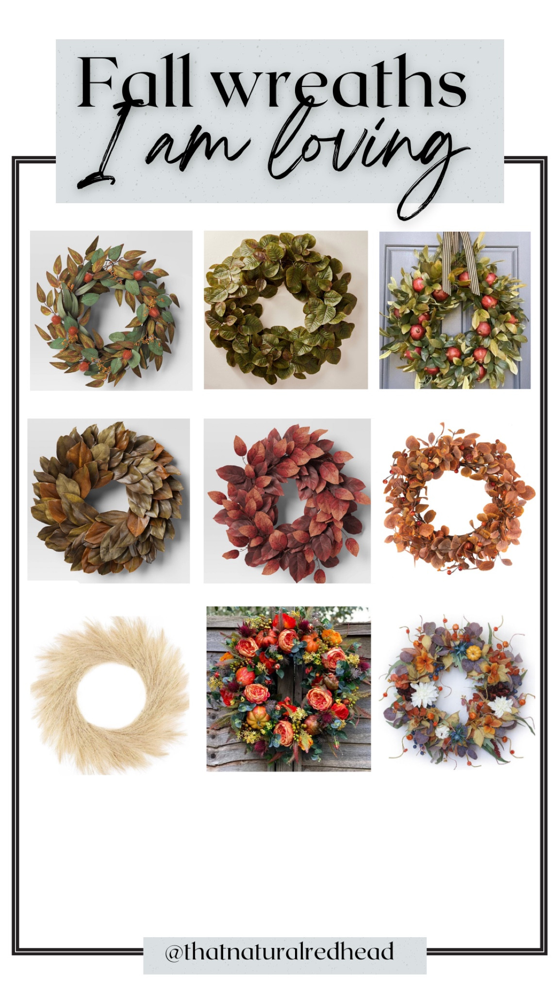 Fall wreaths 2023. Perfect for front door display and also inside the home.

#LTKhome #LTKunder100 #LTKSeasonal