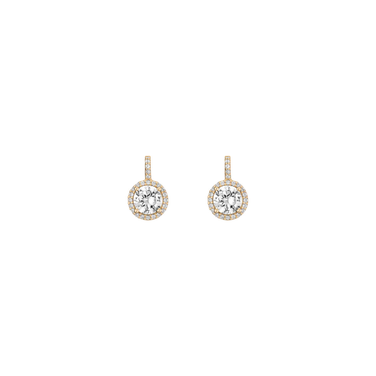 Lab Grown White Sapphire Edwardian Earrings | AUrate New York