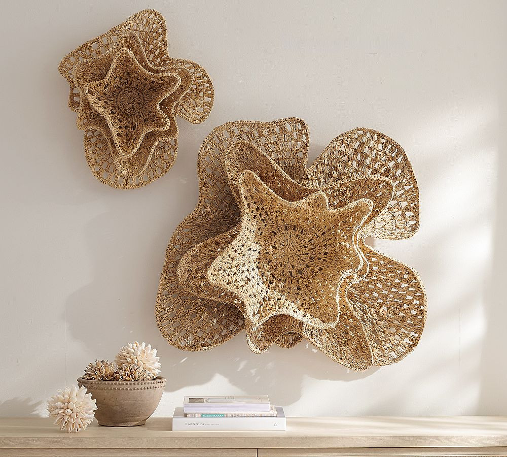 Isla Woven Basket Wall Decor | Pottery Barn (US)