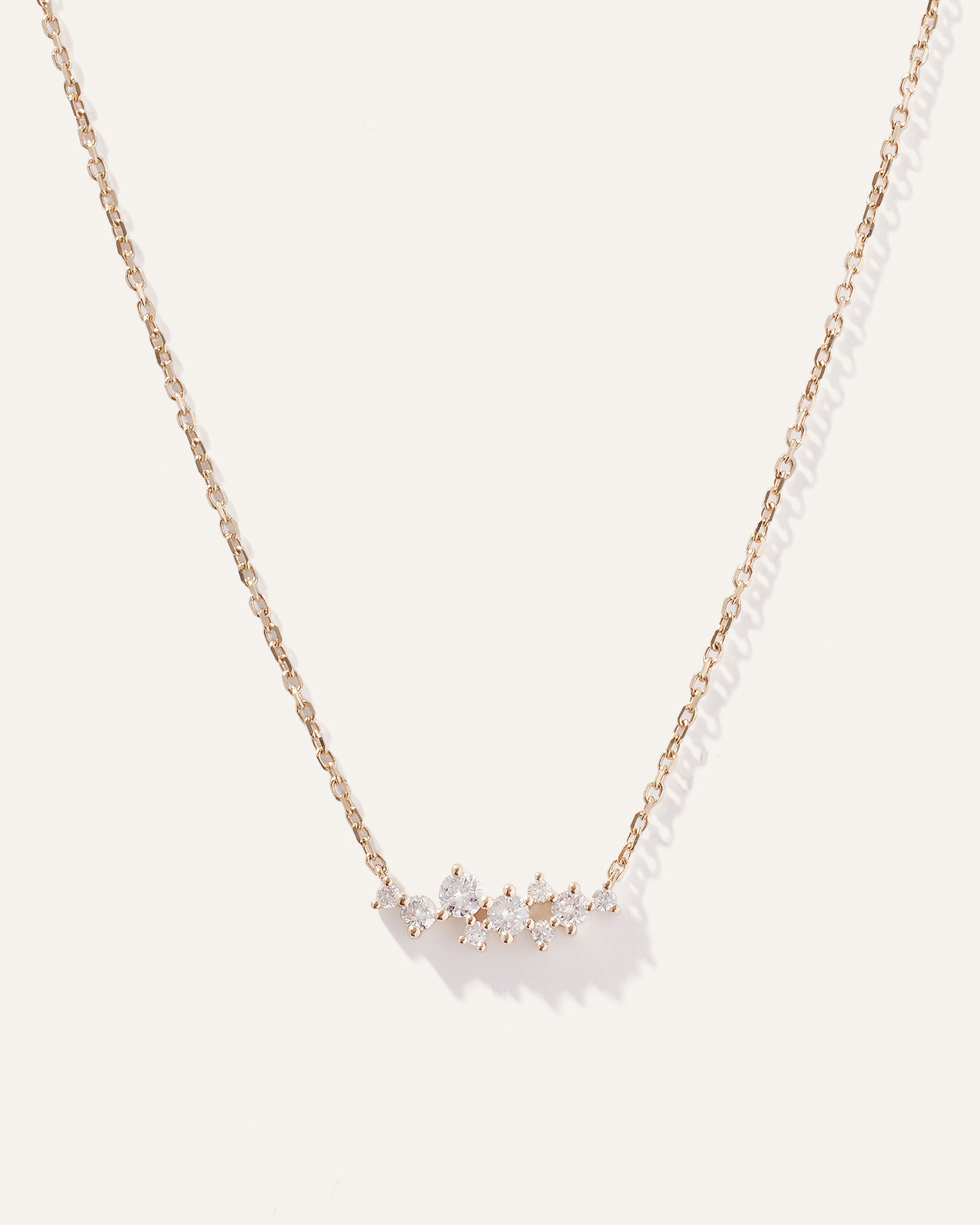 14K Gold Diamond Scatter Necklace | Quince