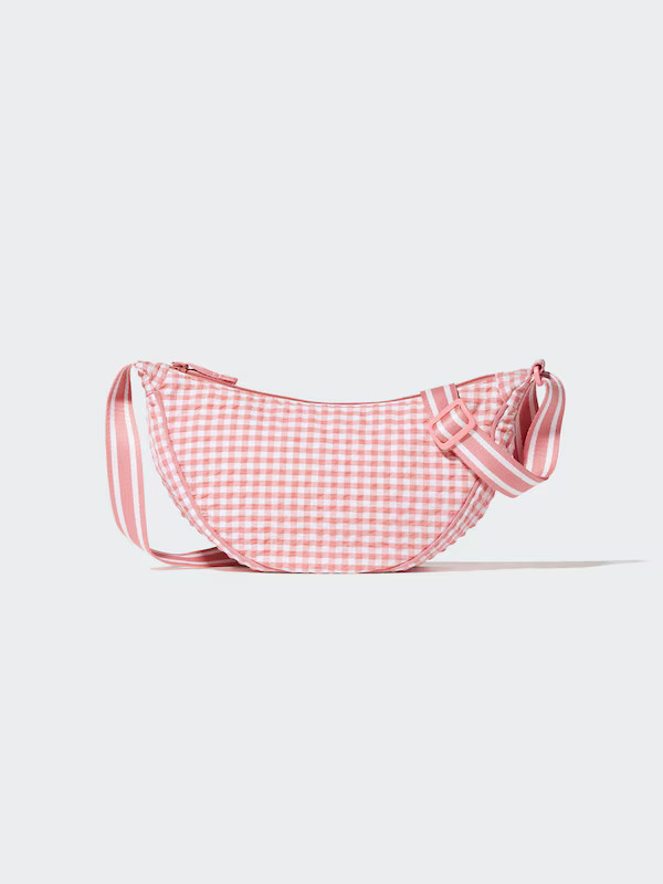 Round Mini Shoulder Bag (Gingham) | UNIQLO (UK)