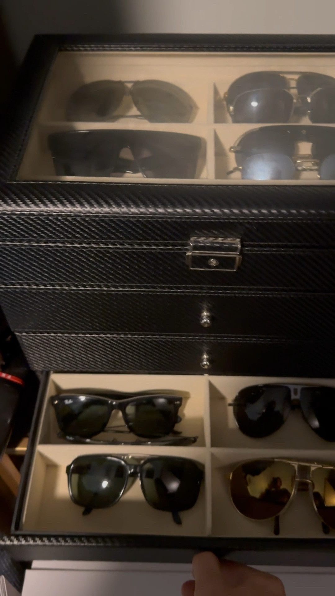 Amazon finds for closet, sunglasses storage #sunglasses #amazonfinds #amazonhome #dupe #carbonfiber 

#LTKhome #LTKmens #LTKunder100